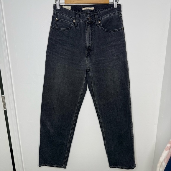 LEVI’S Washed Black Slouchy Relaxed Dad Jeans - Picture 2 of 7